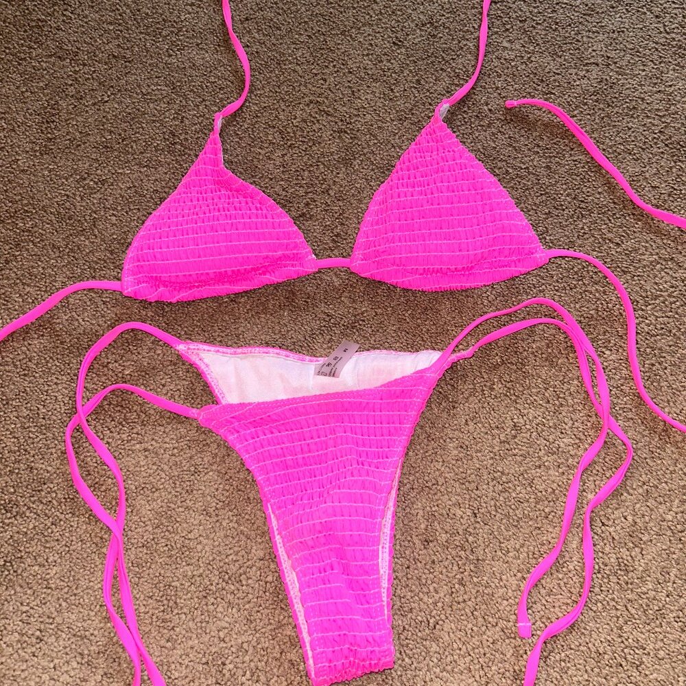 SHEIN PINK BIKINI NWOT NEVER WORN